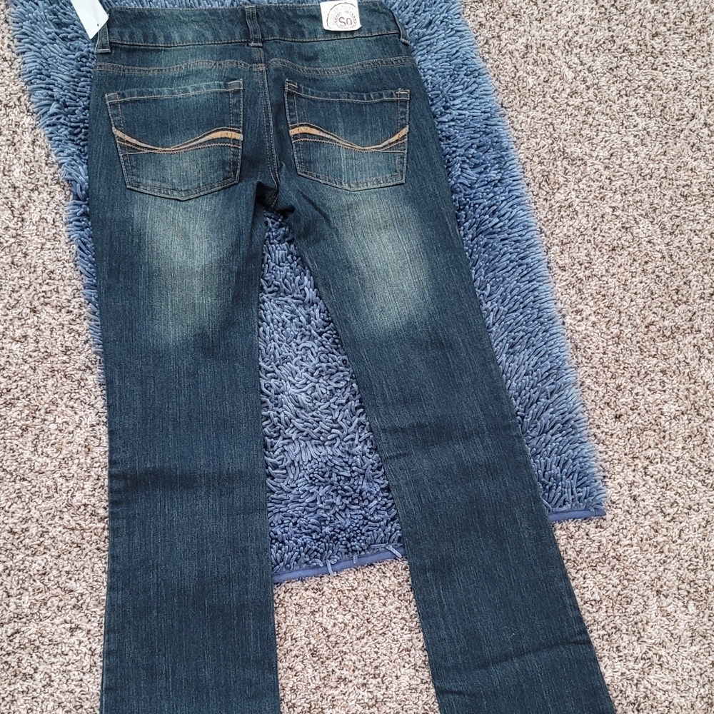 Dark Tint Bootcut Jeans